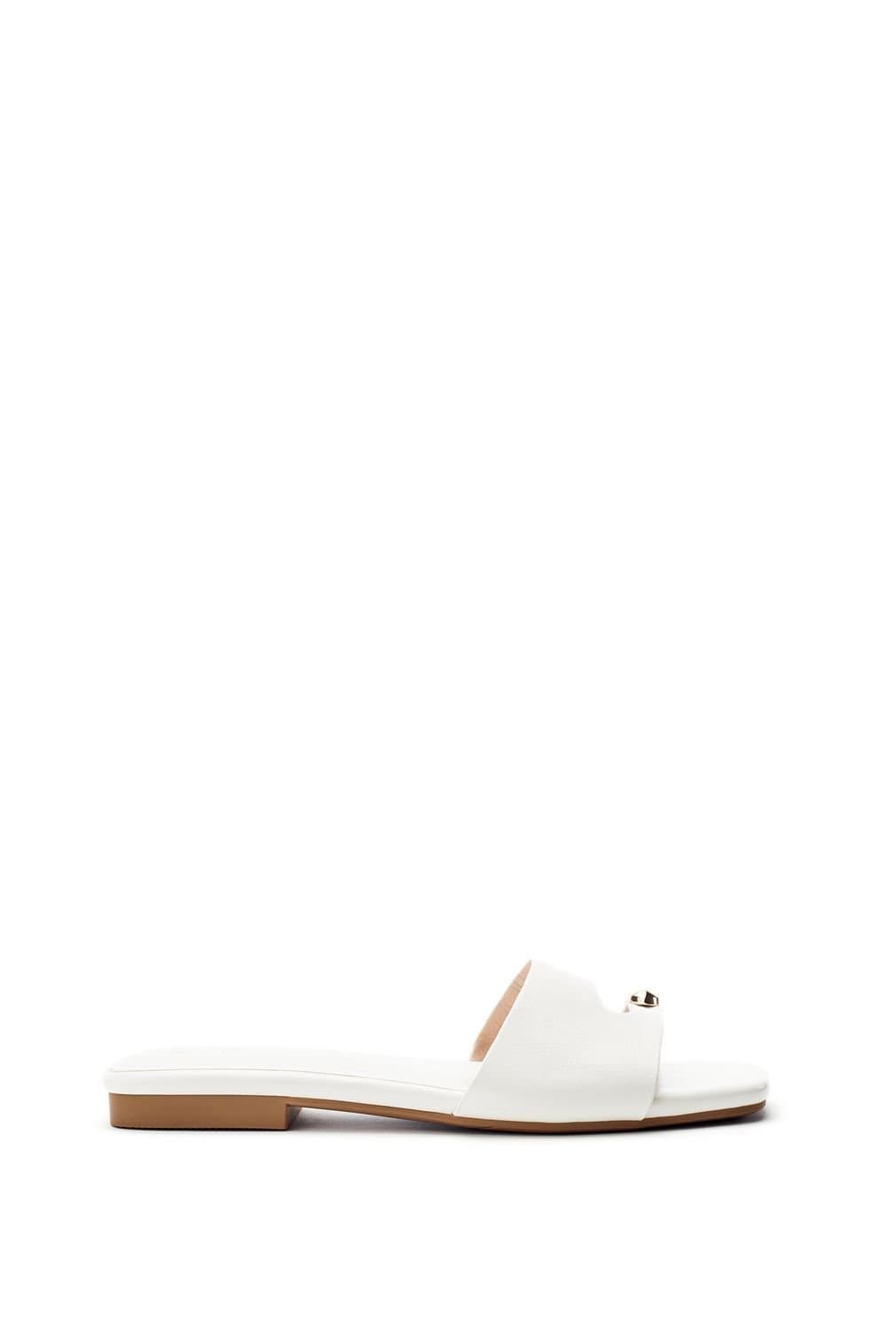 Moda In Pelle Moda In Pelle Women's 'Leera' Porvair Sandals in White