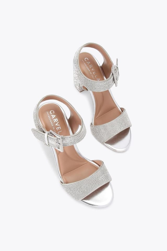 Carvela Carvela Women's 'Sadie Jewel' Heels in Silver - 2