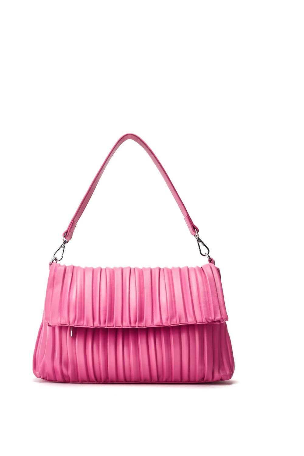 Moda In Pelle Moda In Pelle Women's 'Stella Bag' Porvair Clutch Bags in Pink