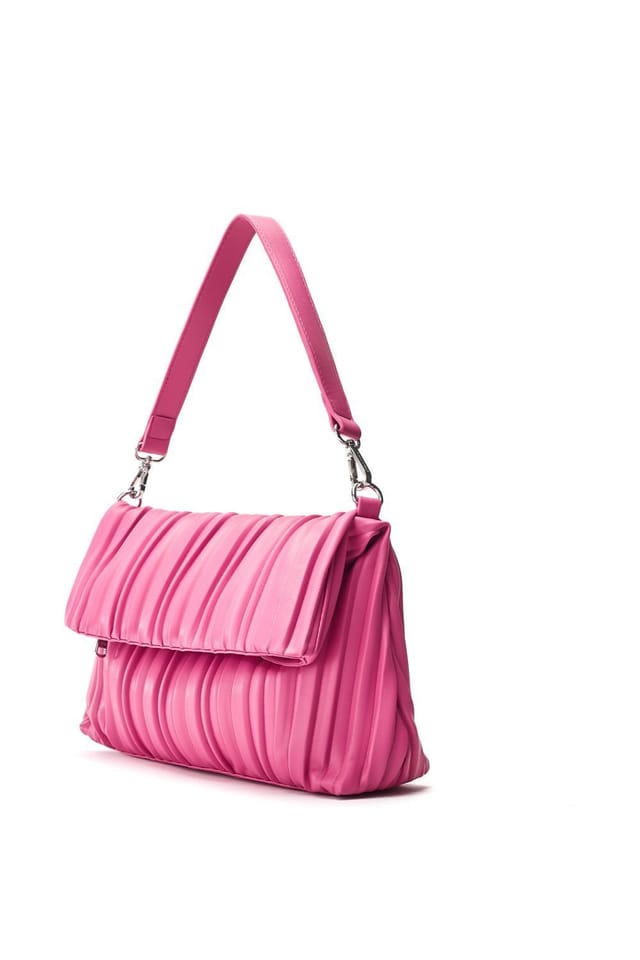 Moda in Pelle Moda In Pelle Women's 'Stella Bag' Porvair Clutch Bags in Pink - 3