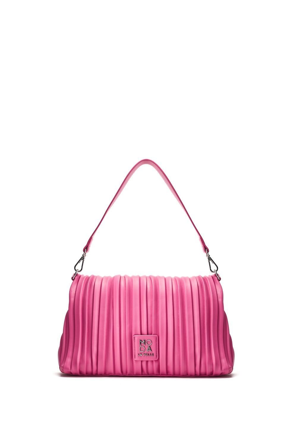 Moda in Pelle Moda In Pelle Women's 'Stella Bag' Porvair Clutch Bags in Pink - 4