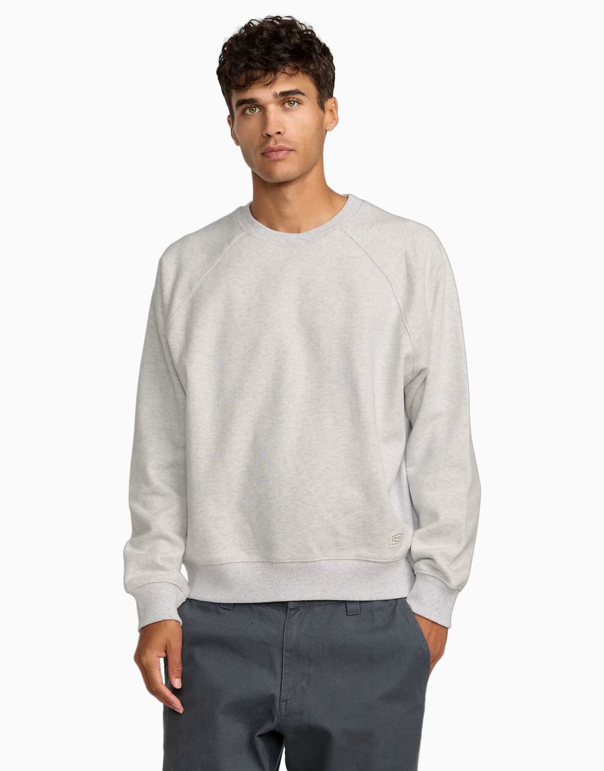 ASOS RVCA Ash Heather Sweatshirt by ASOS