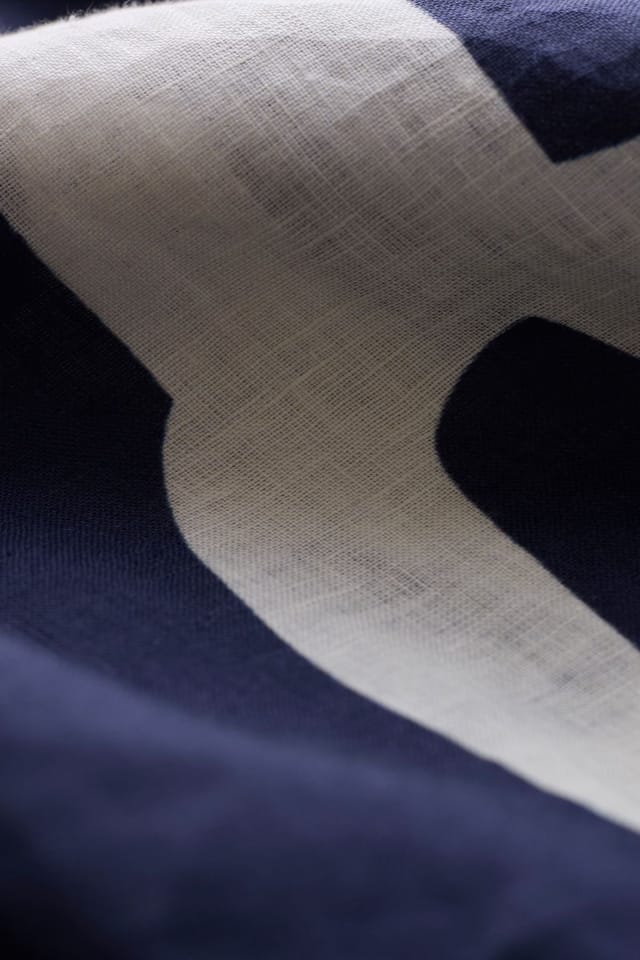 Celtic & Co Celtic & Co Women's Button Detail Square Neck Midi Dress in Mid Navy - 3