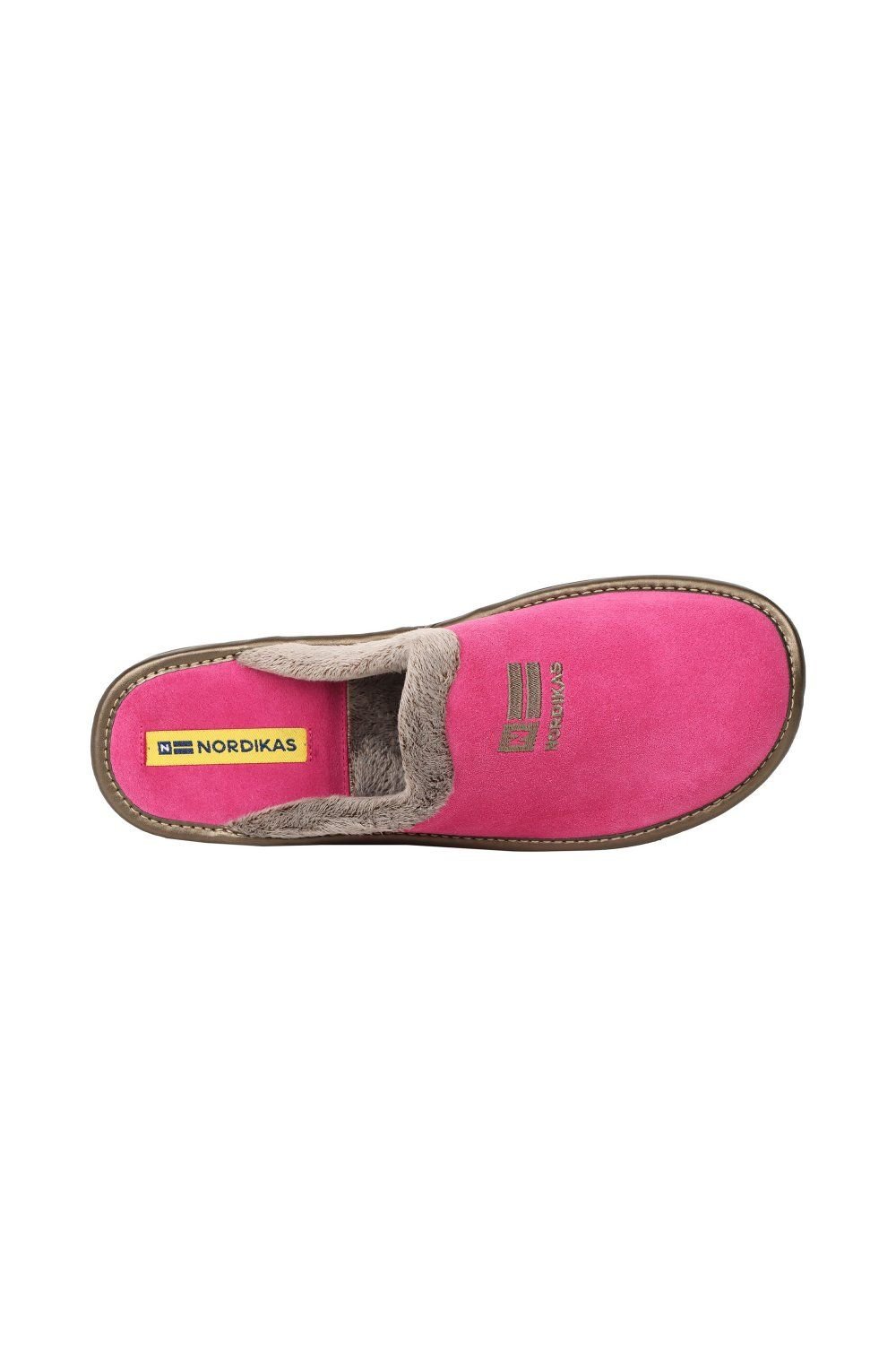 Nordikas Nordikas Women's 'Natala III' Suede Mule Slippers in Rose - 3