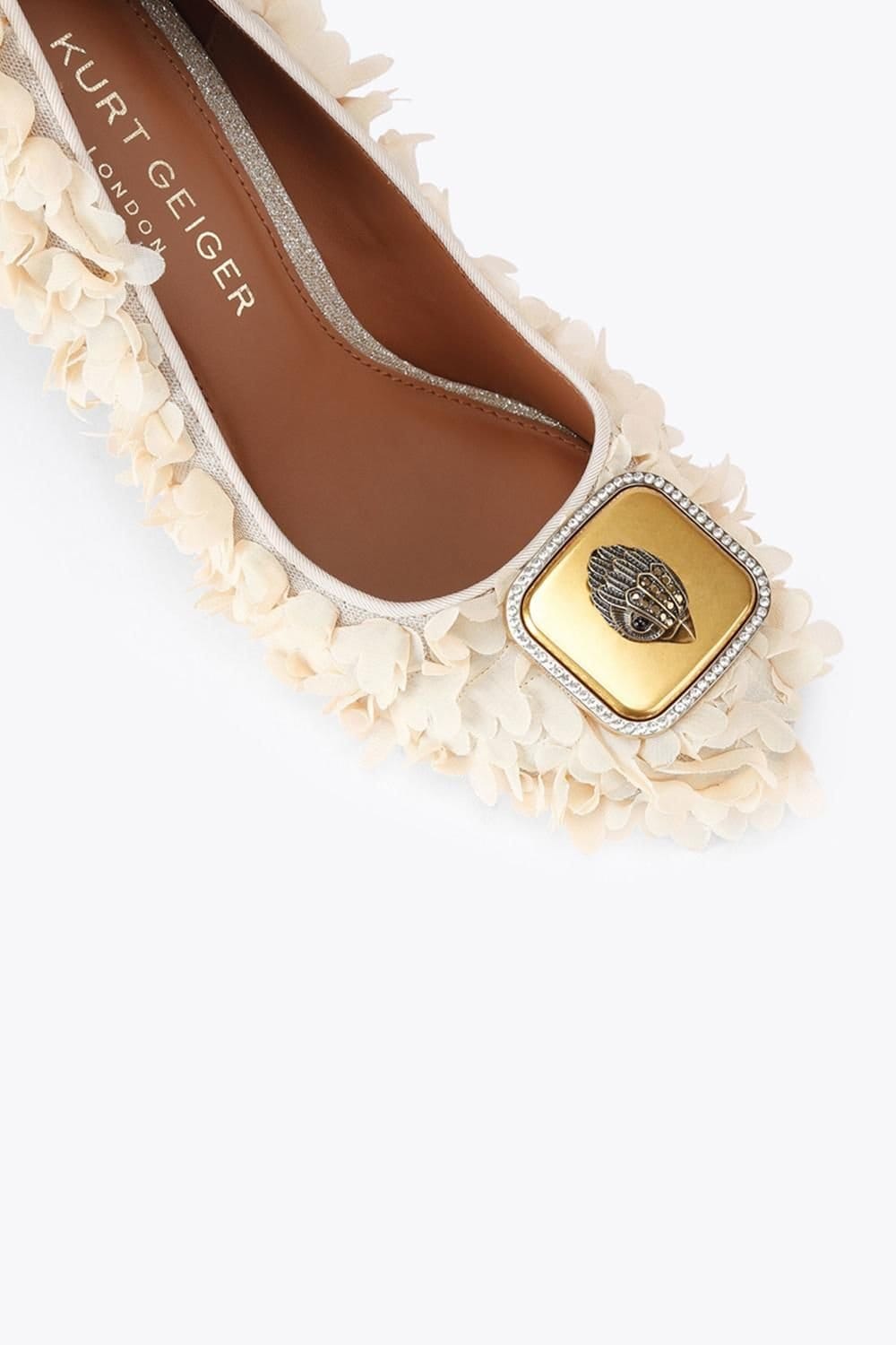 Kurt Geiger London Kurt Geiger London Women's 'Pimlico Court' Fabric Heels in Beige - 4
