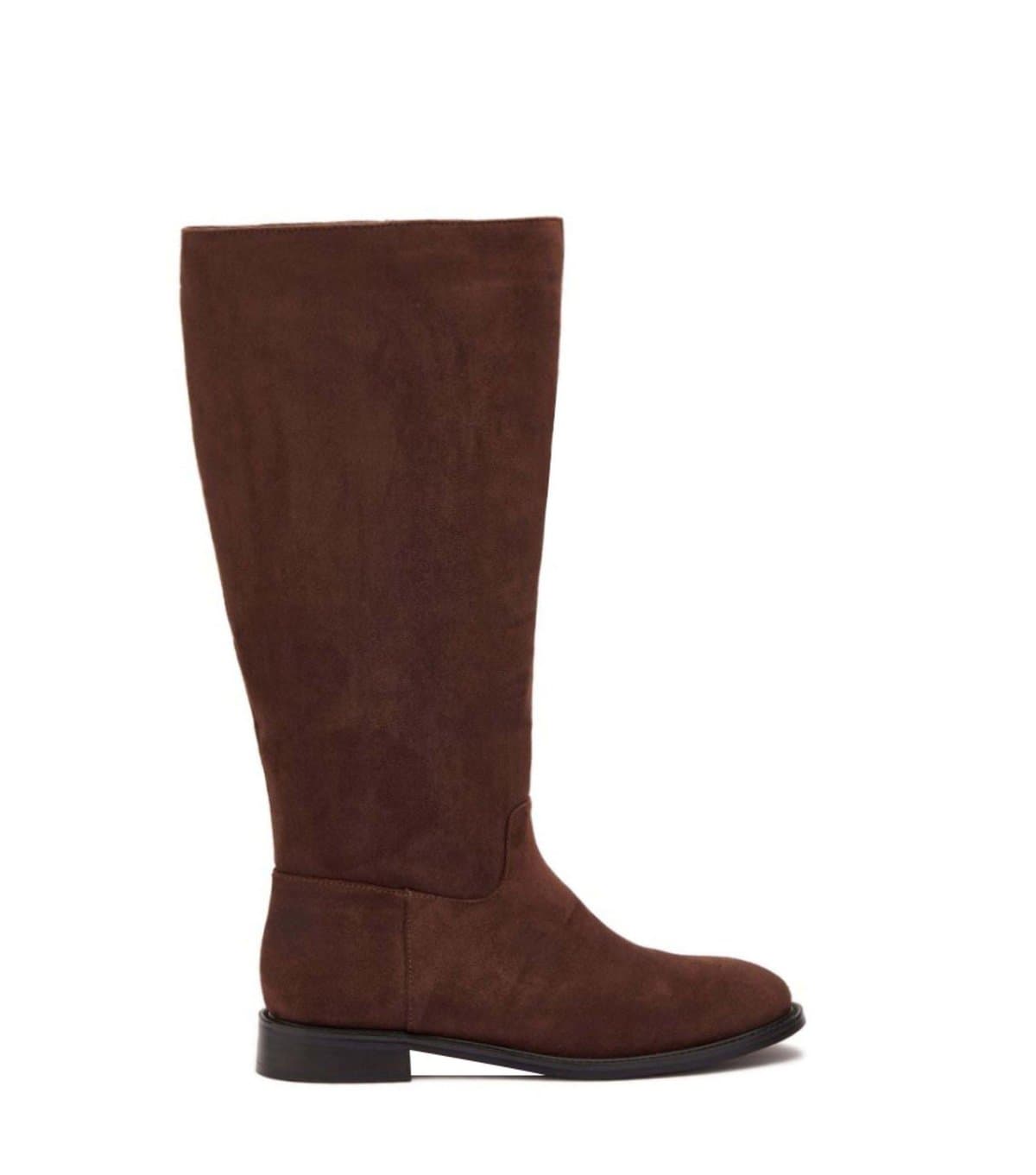 London Rebel Women's Brown Faux Suede High Knee Boots London Rebel New Look