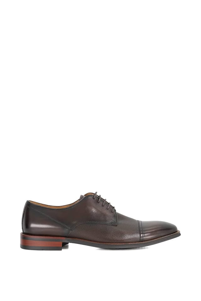 Dune London Dune London Men's 'Stones' Leather Derbies in Brown - 3