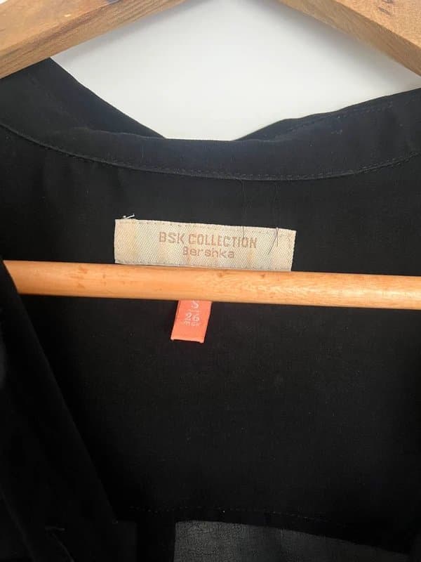 Bershka Sheer mesh see through blouse