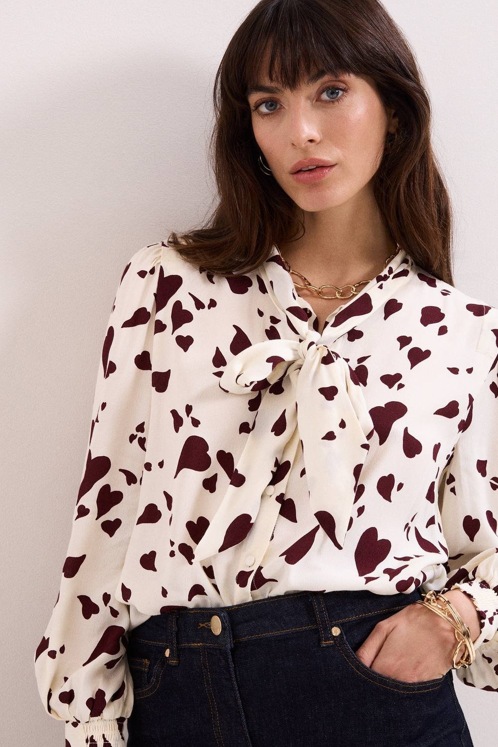 Phase Eight Phase Eight Women's Paloma Heart Blouse in Off-White - 2