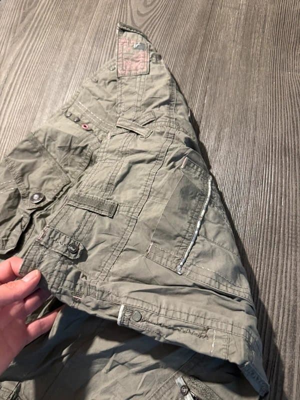 New Look Vintage new look khaki crop style capri shorts