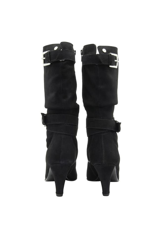 Ravel Ravel Women's 'Guise' Suede Stiletto-Heel Mid-Calf Boots in Black - 3