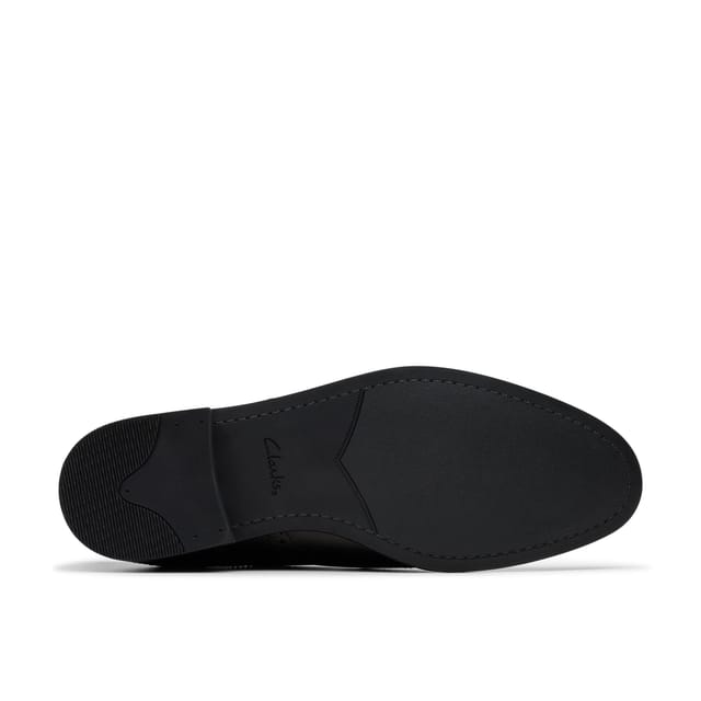 Clarks Clarks Men's Brandon Limit Brogue Black Leather Brogues, Lace Up - 3