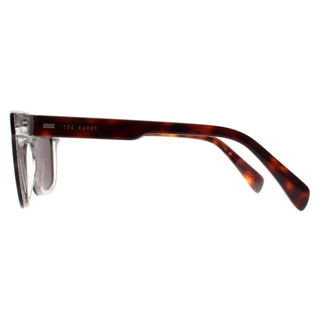 Ted Baker Ted Baker Men's Rectangle Tortoise on Clear Green TB1722 Garret in Brown - 3