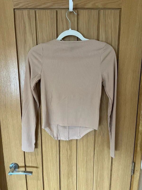 New Look Corset-style top, Size 📏12, Beige BNWOT