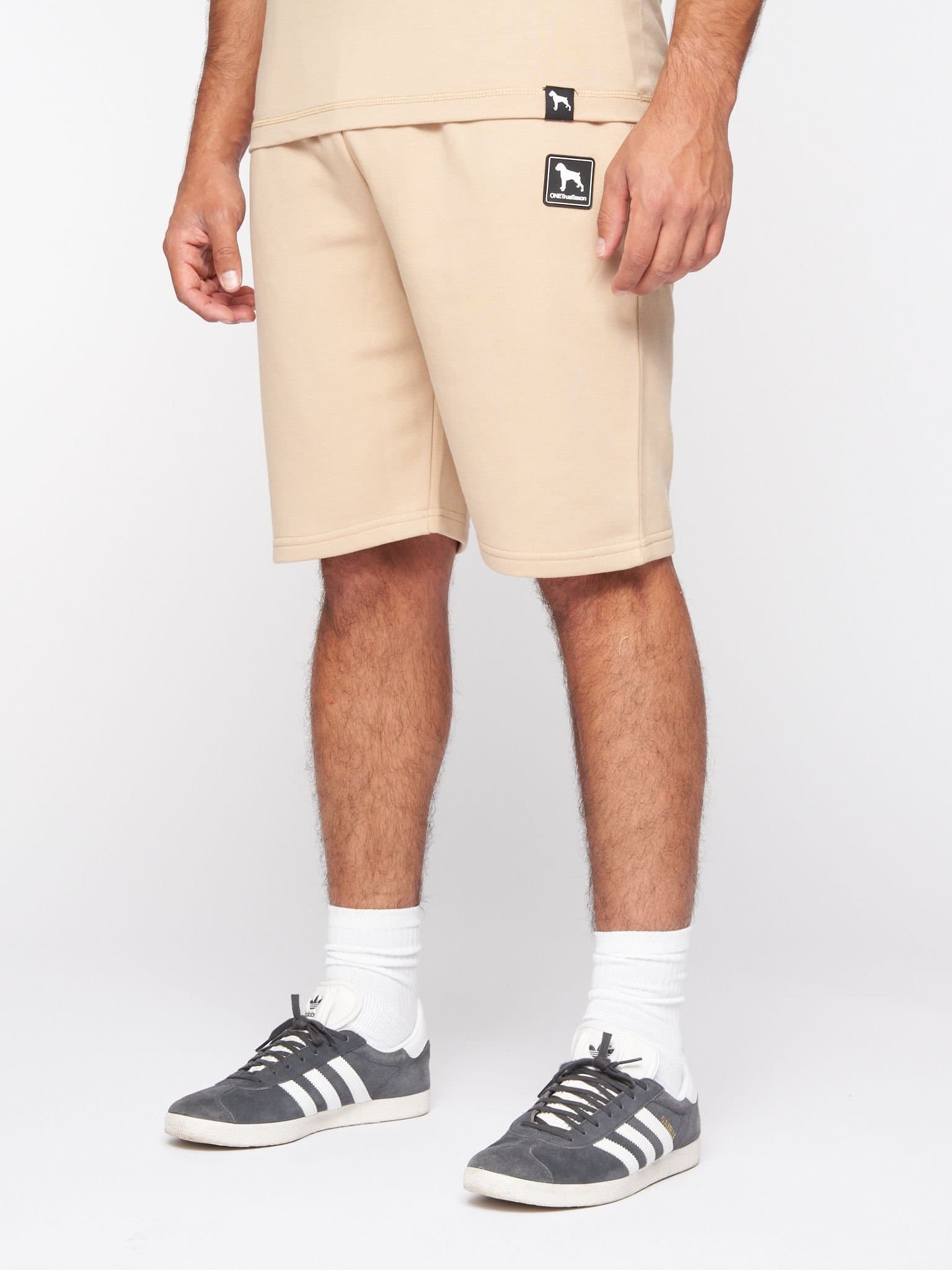 One True Saxon One True Saxon Men's Dexon Shorts in Stone