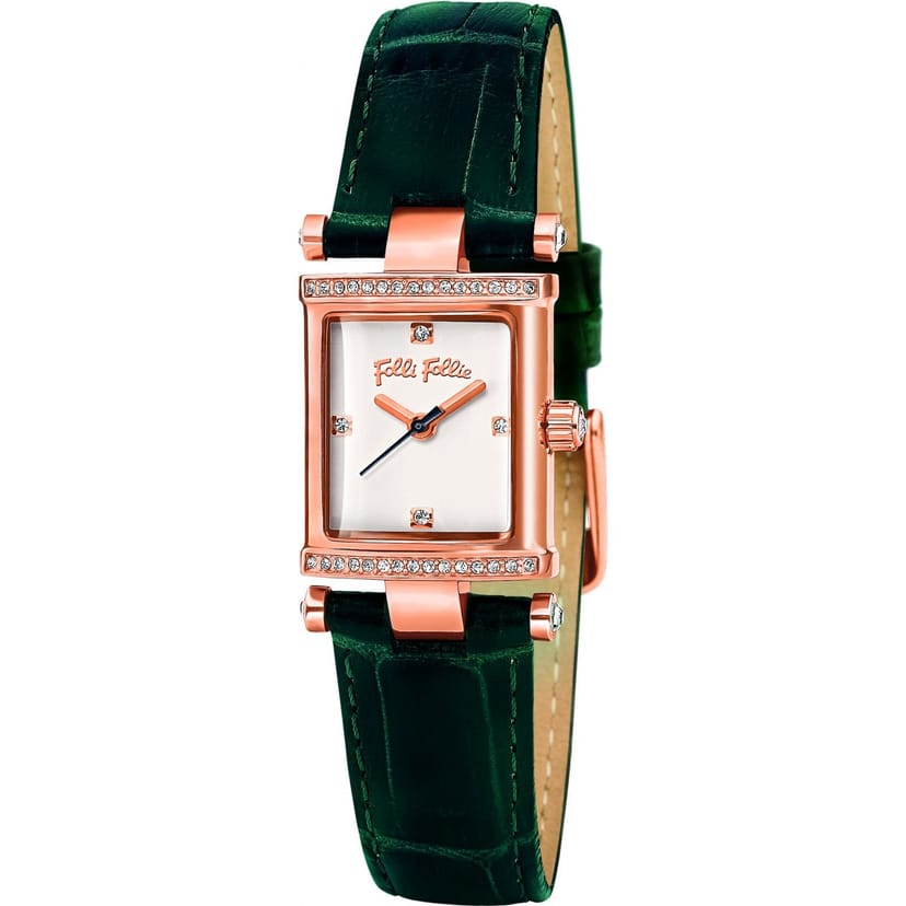 Folli Follie Folli Follie Women's WF13B037SSS 18mm Quartz Watch in Black - 1