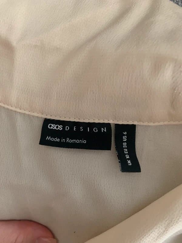 ASOS Asos design silk style shirt size 10