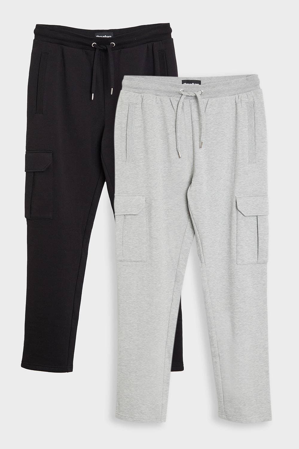 Threadbare Threadbare Men's 2 Pack Cargo Joggers