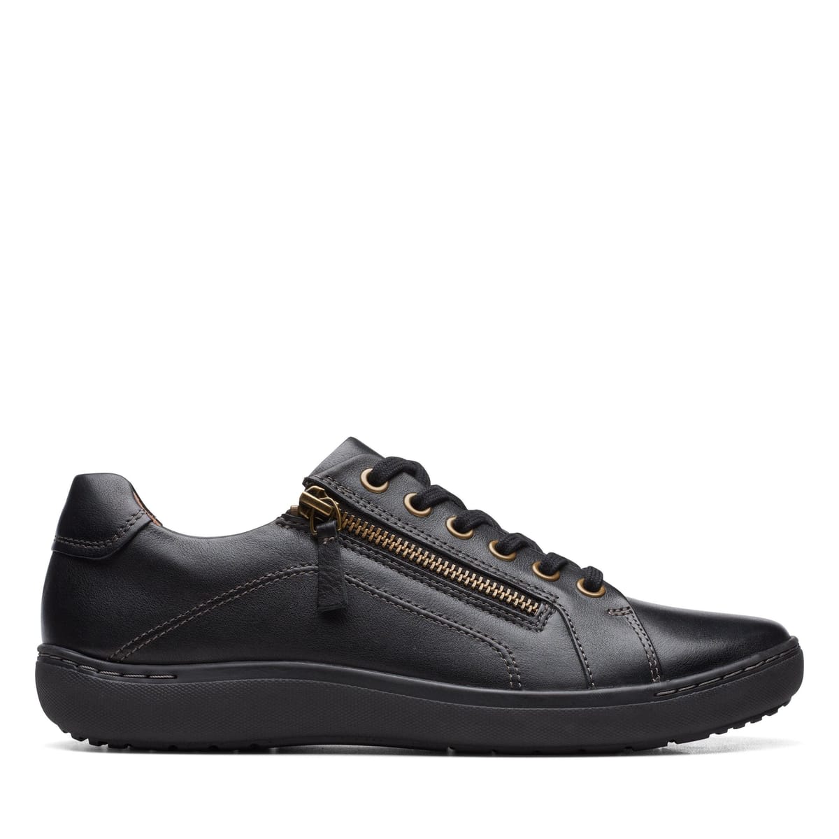 Clarks Clarks Women's Nalle Lace Black/Black Trainers in Black - 1