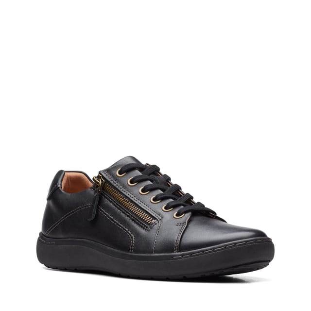 Clarks Clarks Women's Nalle Lace Black/Black Trainers in Black - 2
