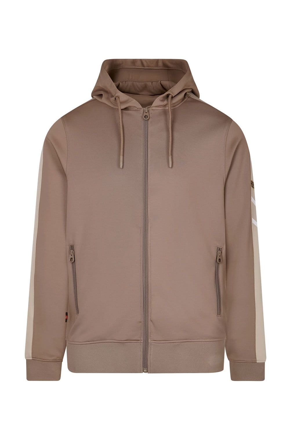 Luke 1977 Luke 1977 Men's New Baldur Zip Through Hoodie in Brown - 4