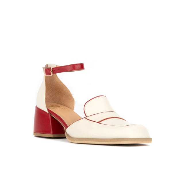 Embassy London Embassy London Women's Mayfair - Red & Cream - 2