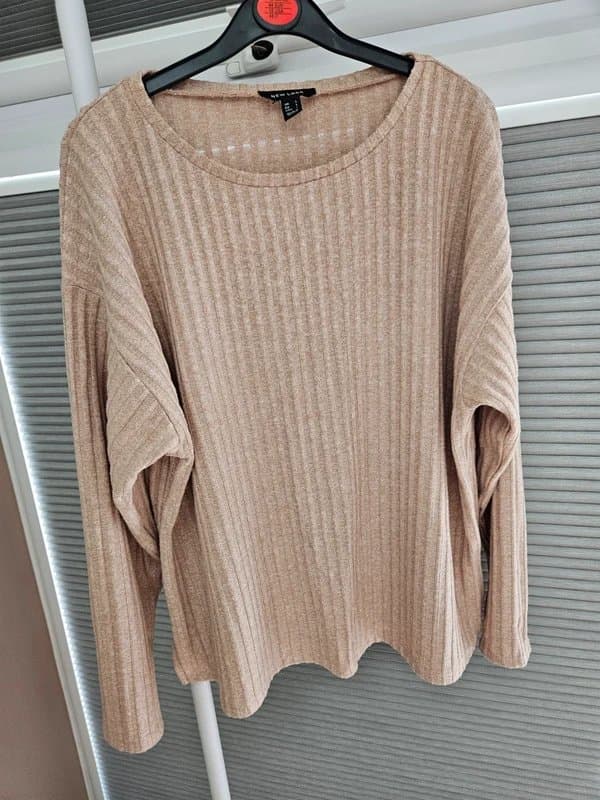 New Look Oversized camel jumper