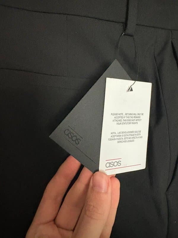 ASOS Black suit trousers
