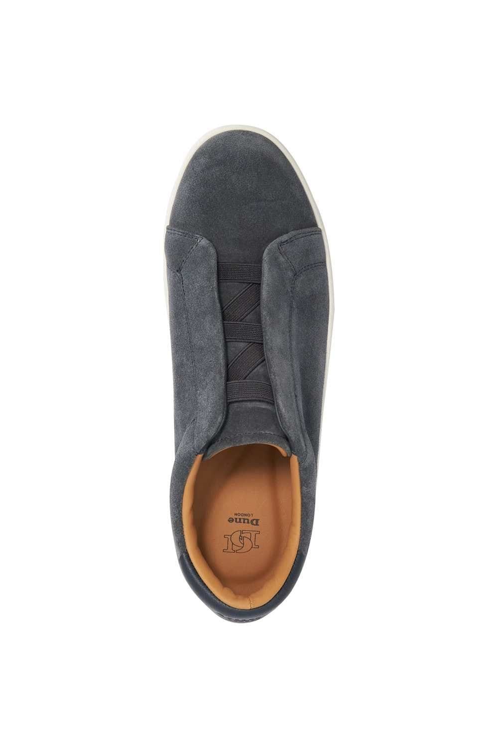 Dune London Dune London Men's 'Troys' Suede Trainers in Blue - 4