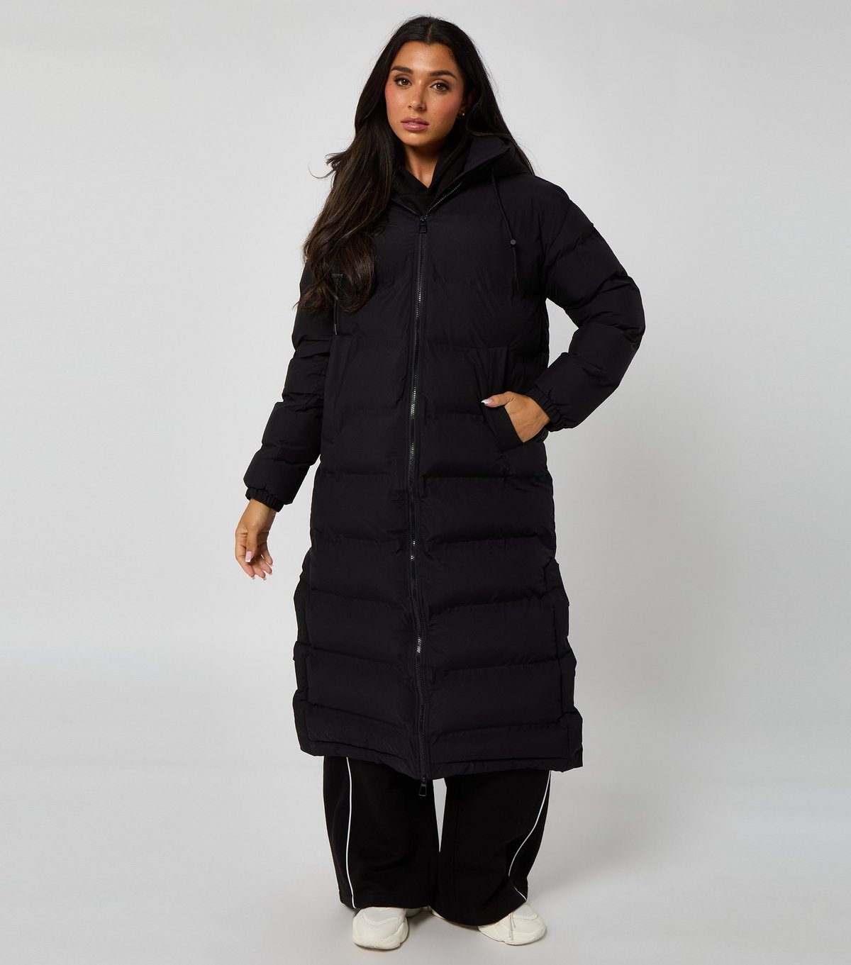 Urban Bliss Women's Black Heatseal Maxi Puffer Coat Urban Bliss New Look - 3