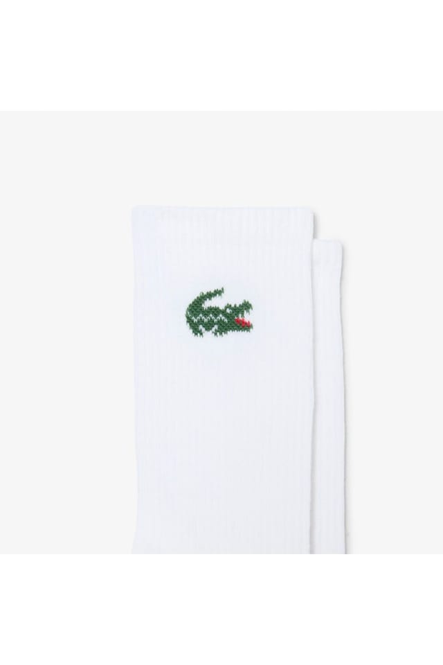 Lacoste Lacoste Men's 3 Pack Long Sport Socks White - 2