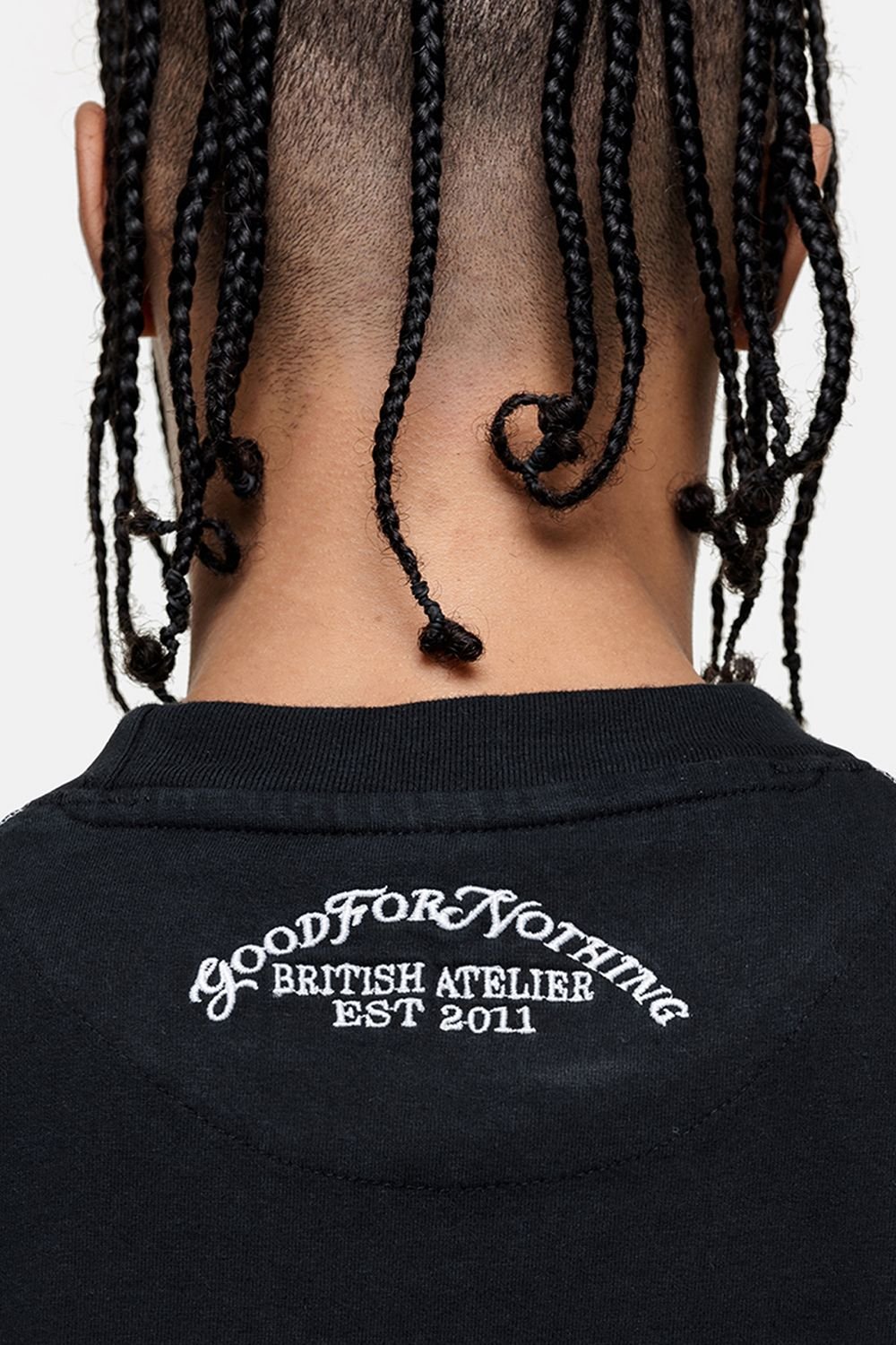 Good For Nothing Good For Nothing Men's Washed Oversized T-Shirt in Black - 4