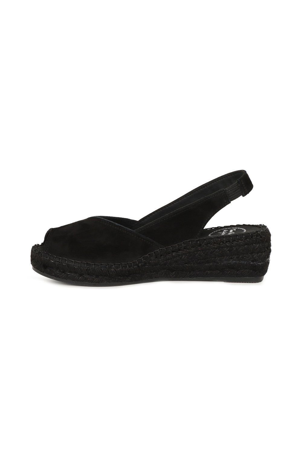 Toni Pons Toni Pons Women's 'Bernia' Wedge Heel Espadrilles Sandals in Black - 2