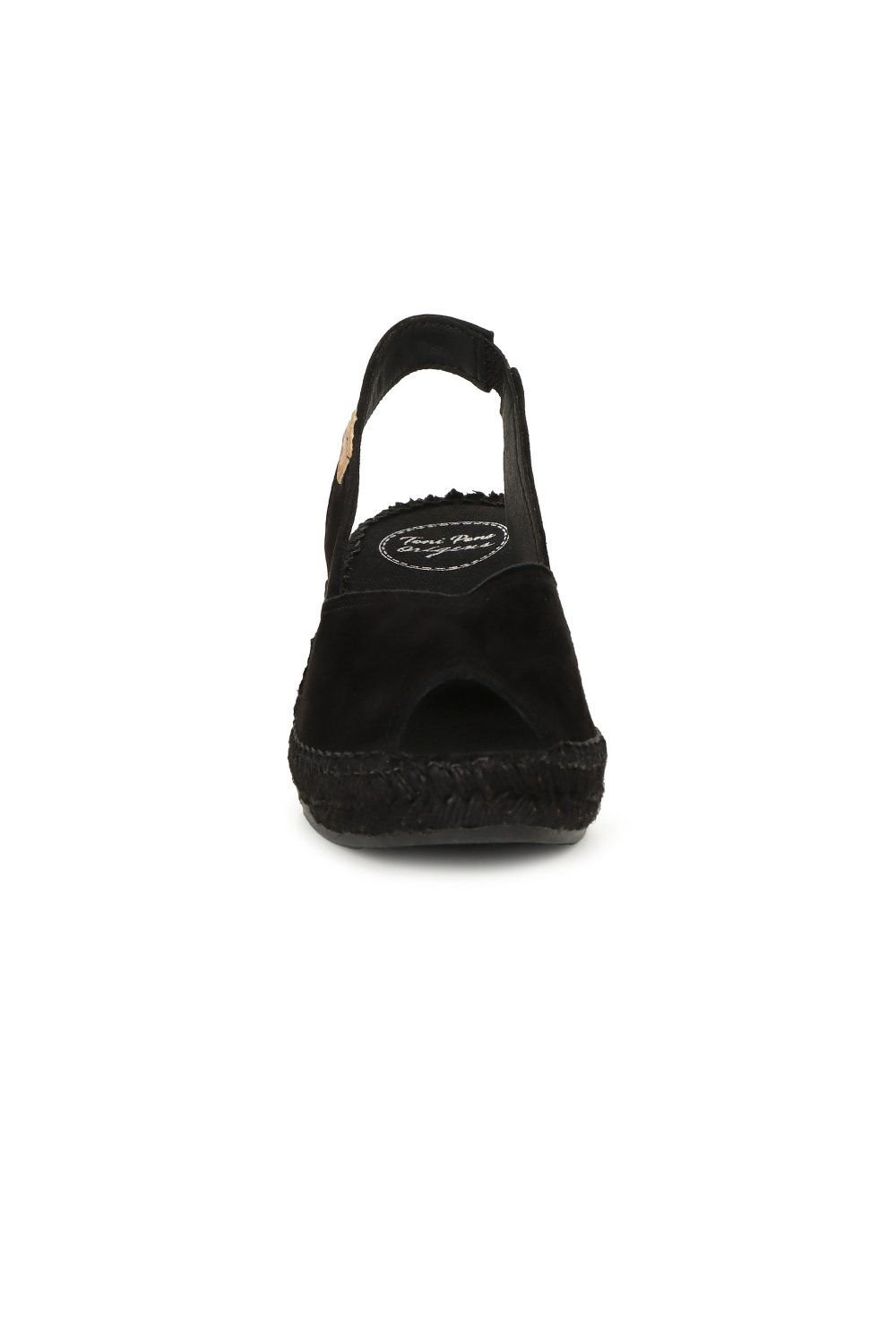 Toni Pons Toni Pons Women's 'Bernia' Wedge Heel Espadrilles Sandals in Black - 3
