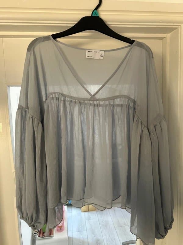 ASOS Design Stunning Chiffon Bohemian top