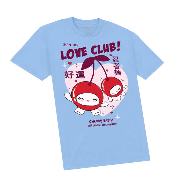 TORC TORC Men's Ramen Lovers Club T-Shirt in Light Blue - 2