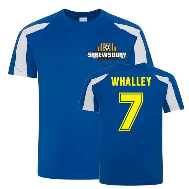 Shrewsbury Shrewsbury Men's Shaun Whalley Sports Training Jersey in Blue - 2