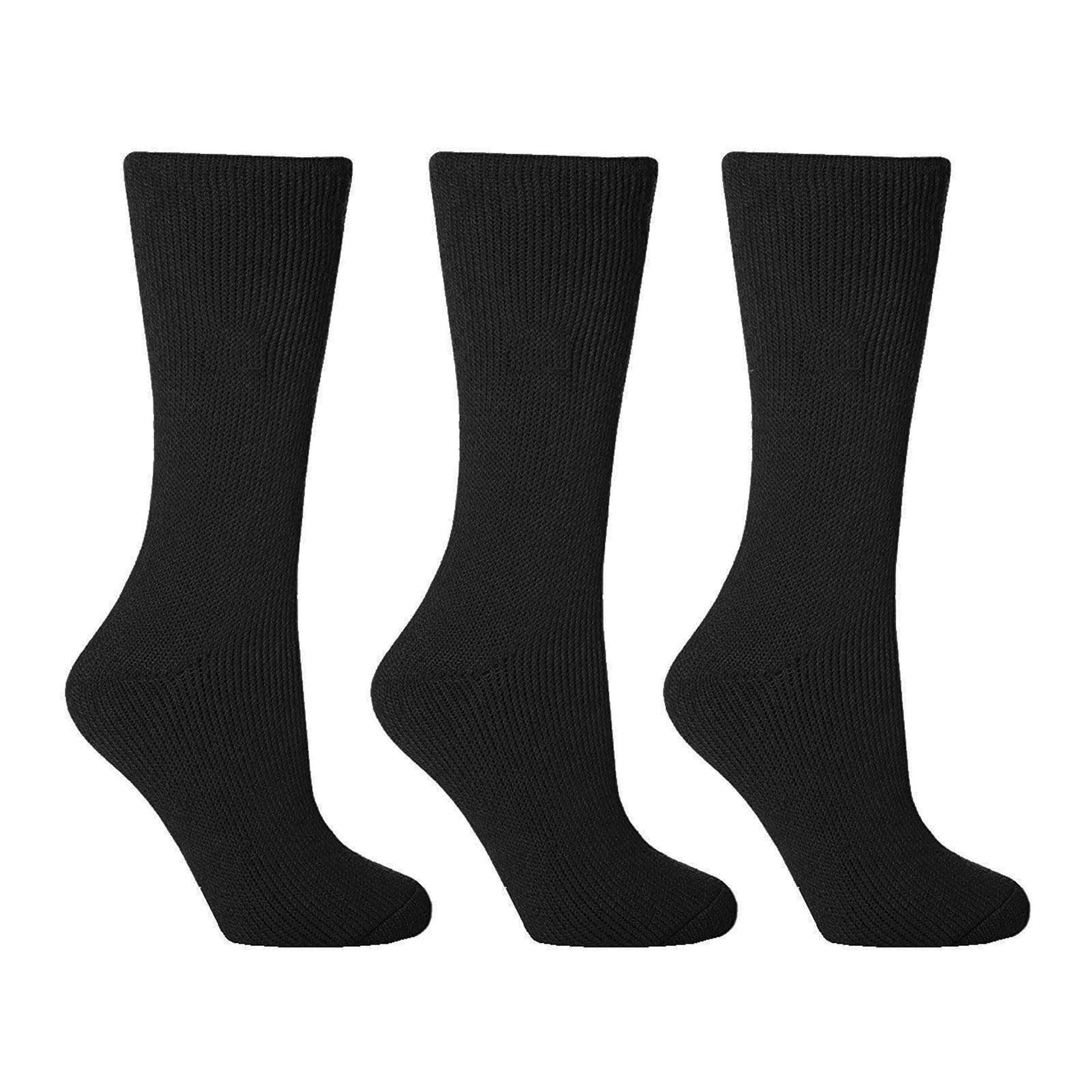 simpa simpa Men's Heat Insulation Socks 2.4 tog Size 6-11 Triple Pack in Black