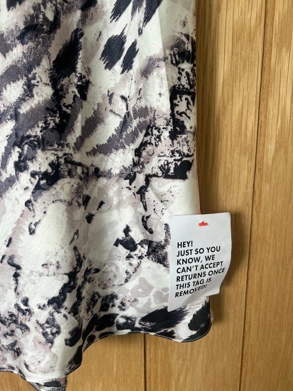 ASOS ASOS long silk skirt size 8 brand new