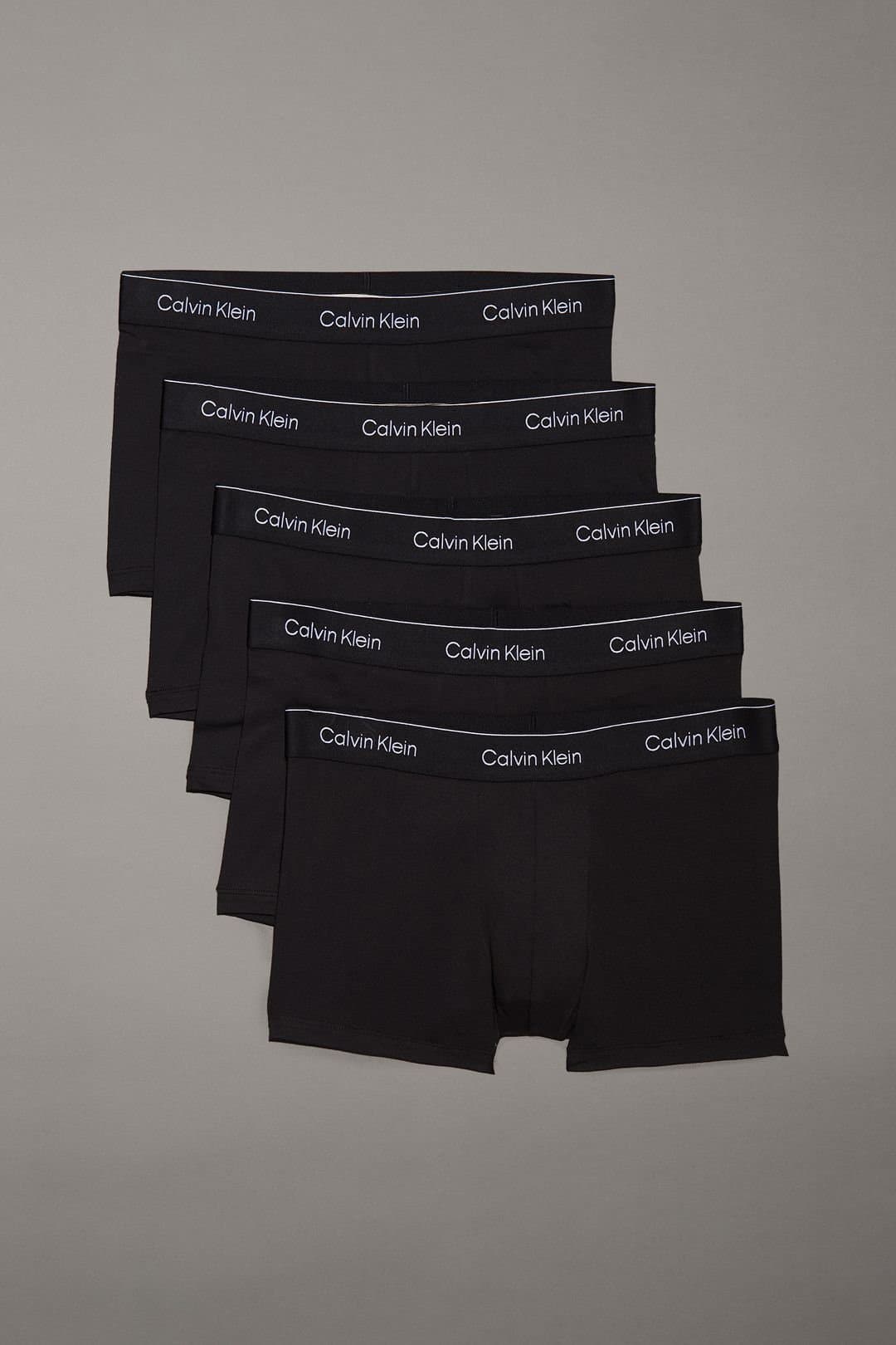 Calvin Klein Calvin Klein Men's Trunk 5Pk Black W/ Black