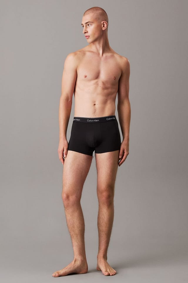 Calvin Klein Calvin Klein Men's Trunk 5Pk Black W/ Black - 2