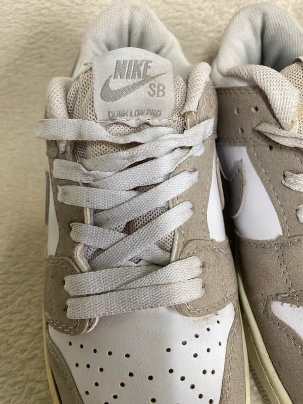 Nike SB Nike SB Dunk Low Pro -Grey&White Suede -Size 5.5 (bb)