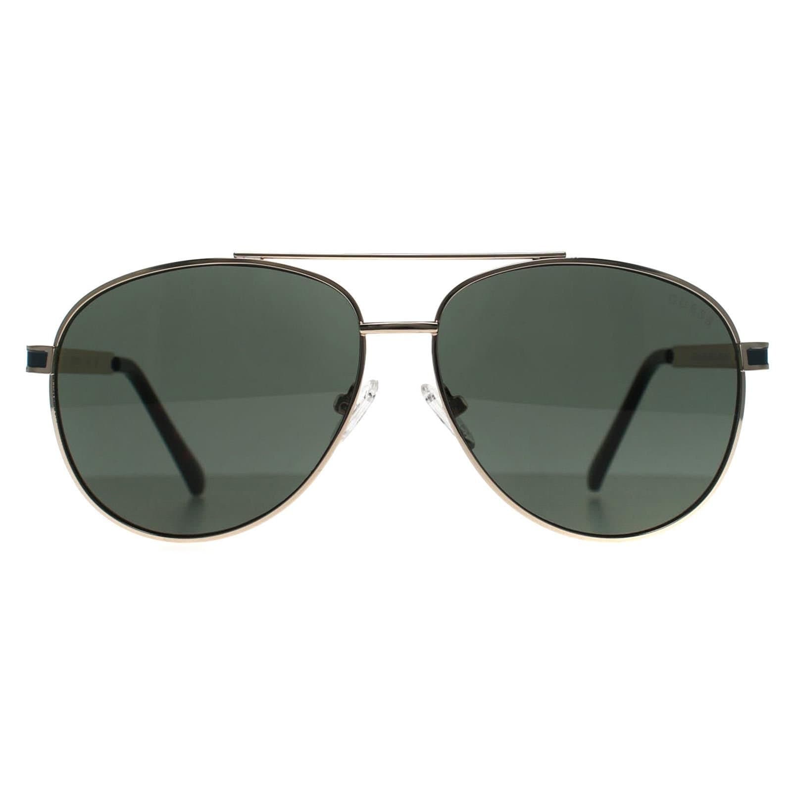 GUESS Guess Men's Aviator Gold Green GF5110