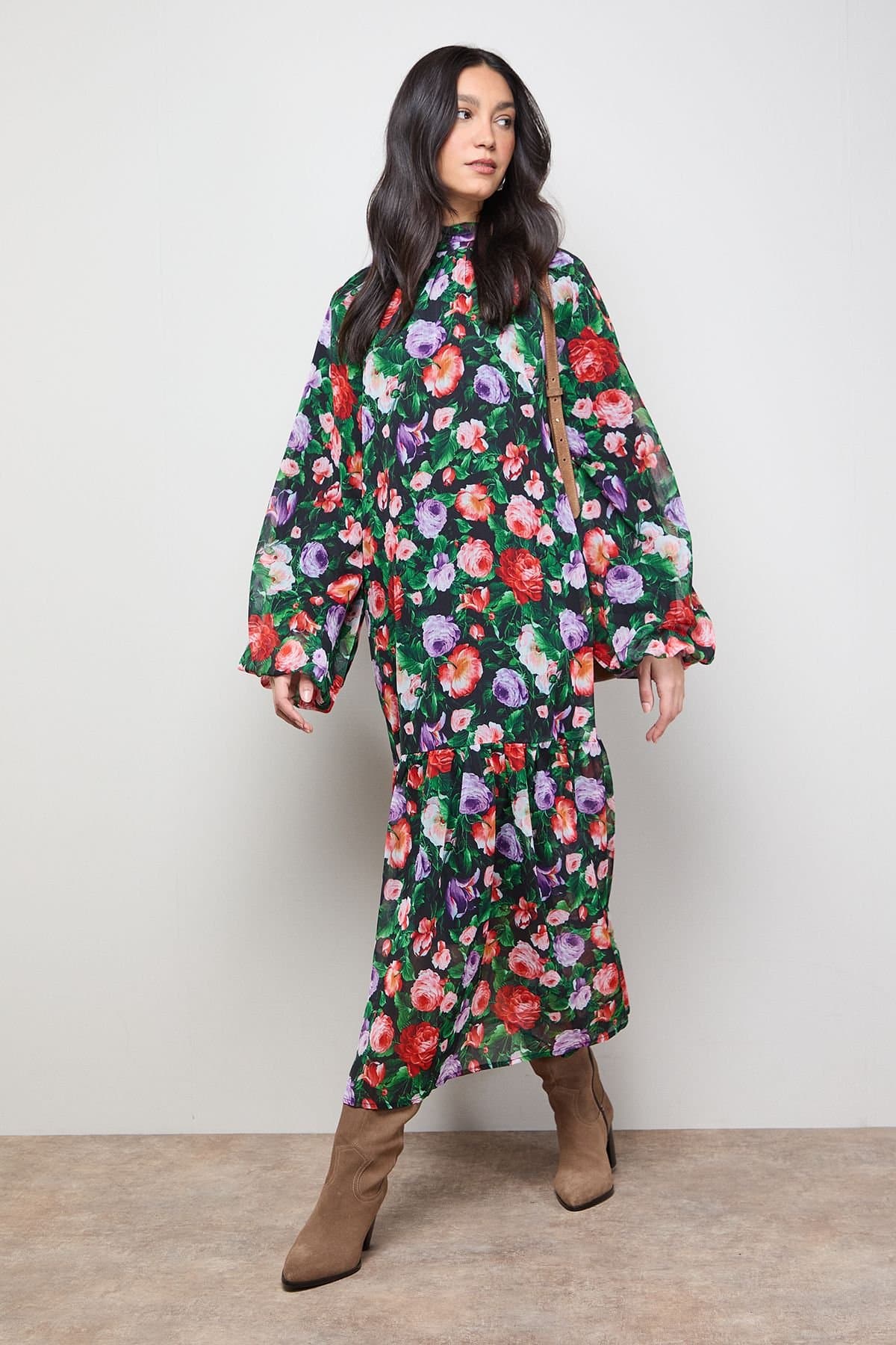 Oasis Oasis Women's Trapeze Boho Maxi Dress