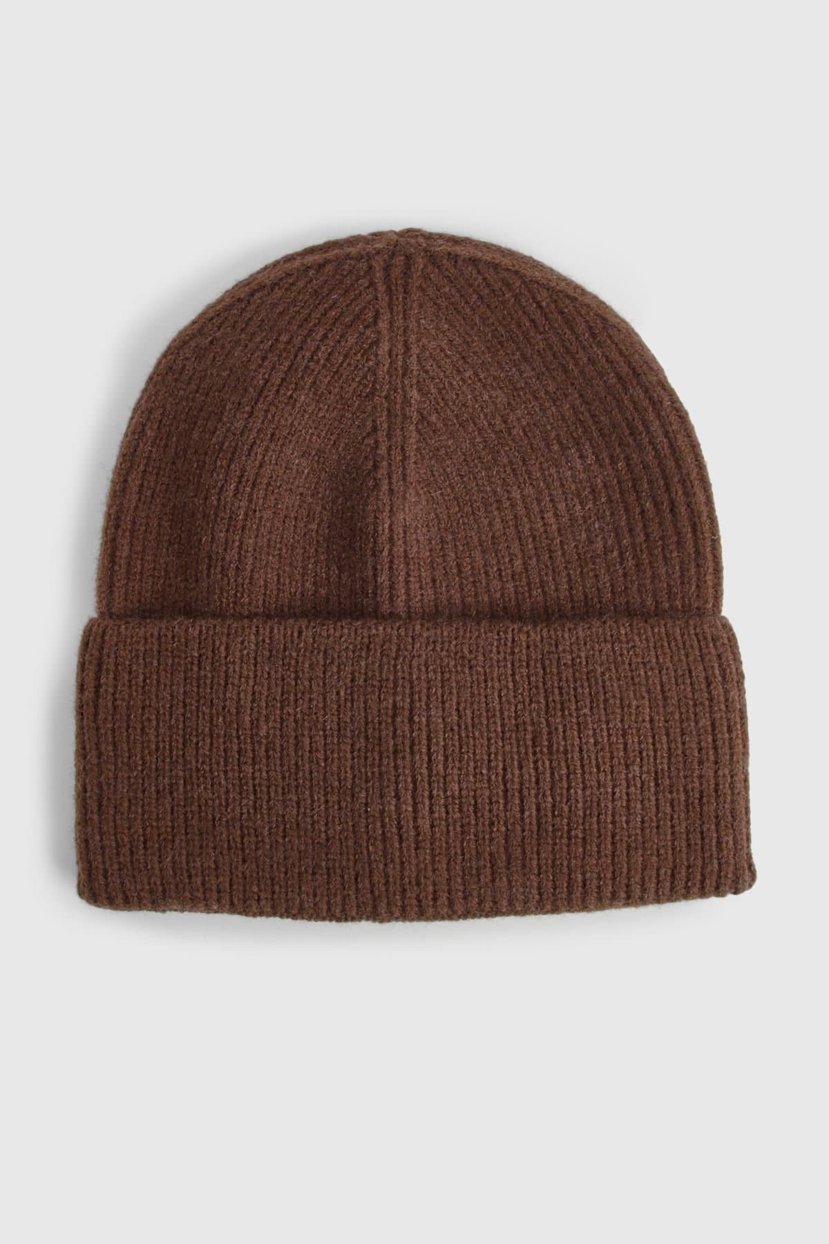 Burton Burton Men's Chocolate Ribbed Knitted Beanie Hat