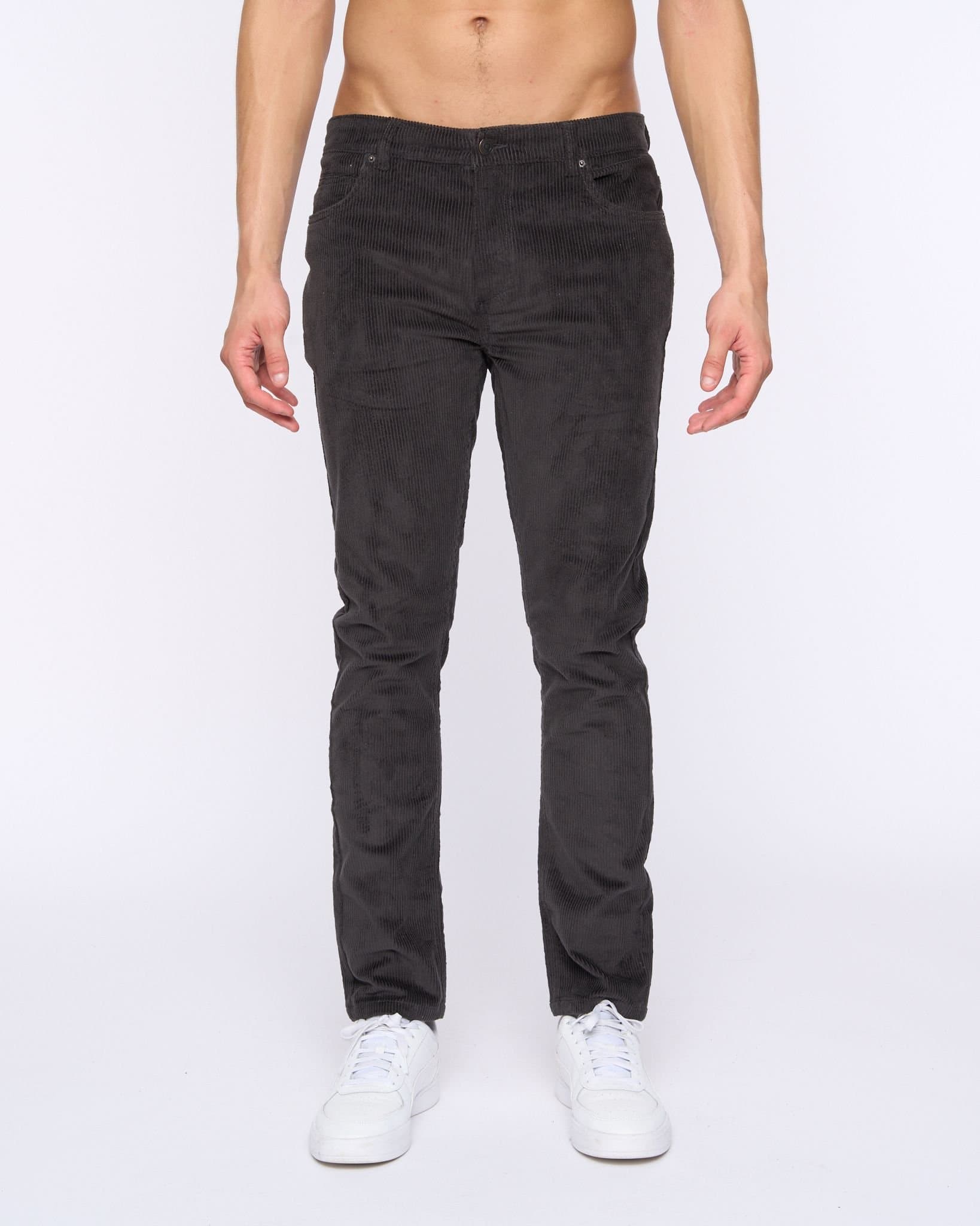 Duck&Cover Duck&Cover Men's Cordsome Trousers in Dark Grey