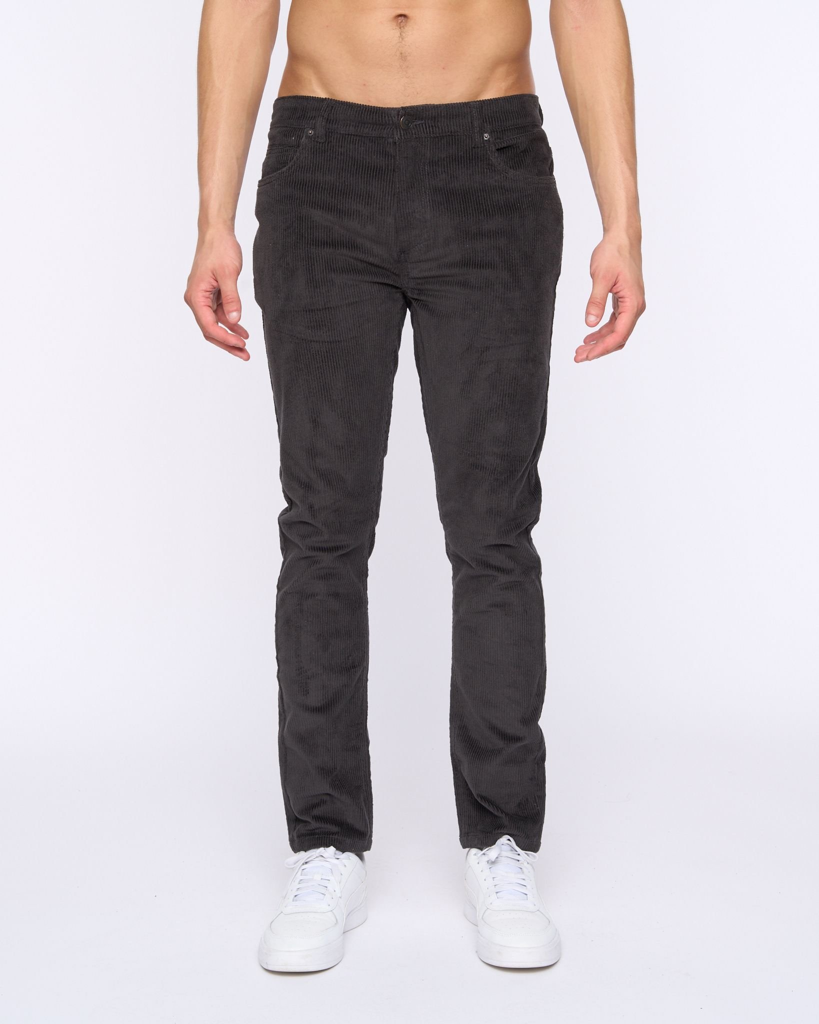Duck&Cover Duck&Cover Men's Cordsome Trousers in Dark Grey - 2