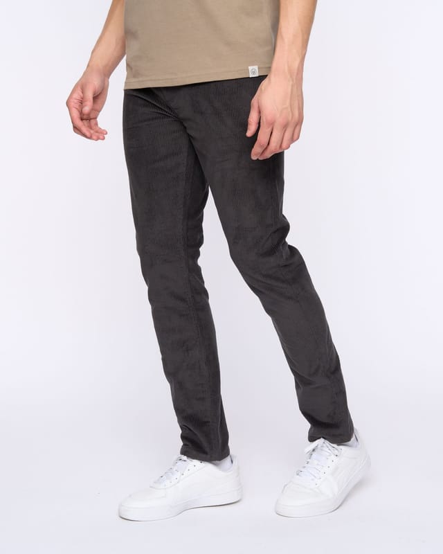 Duck&Cover Duck&Cover Men's Cordsome Trousers in Dark Grey - 2