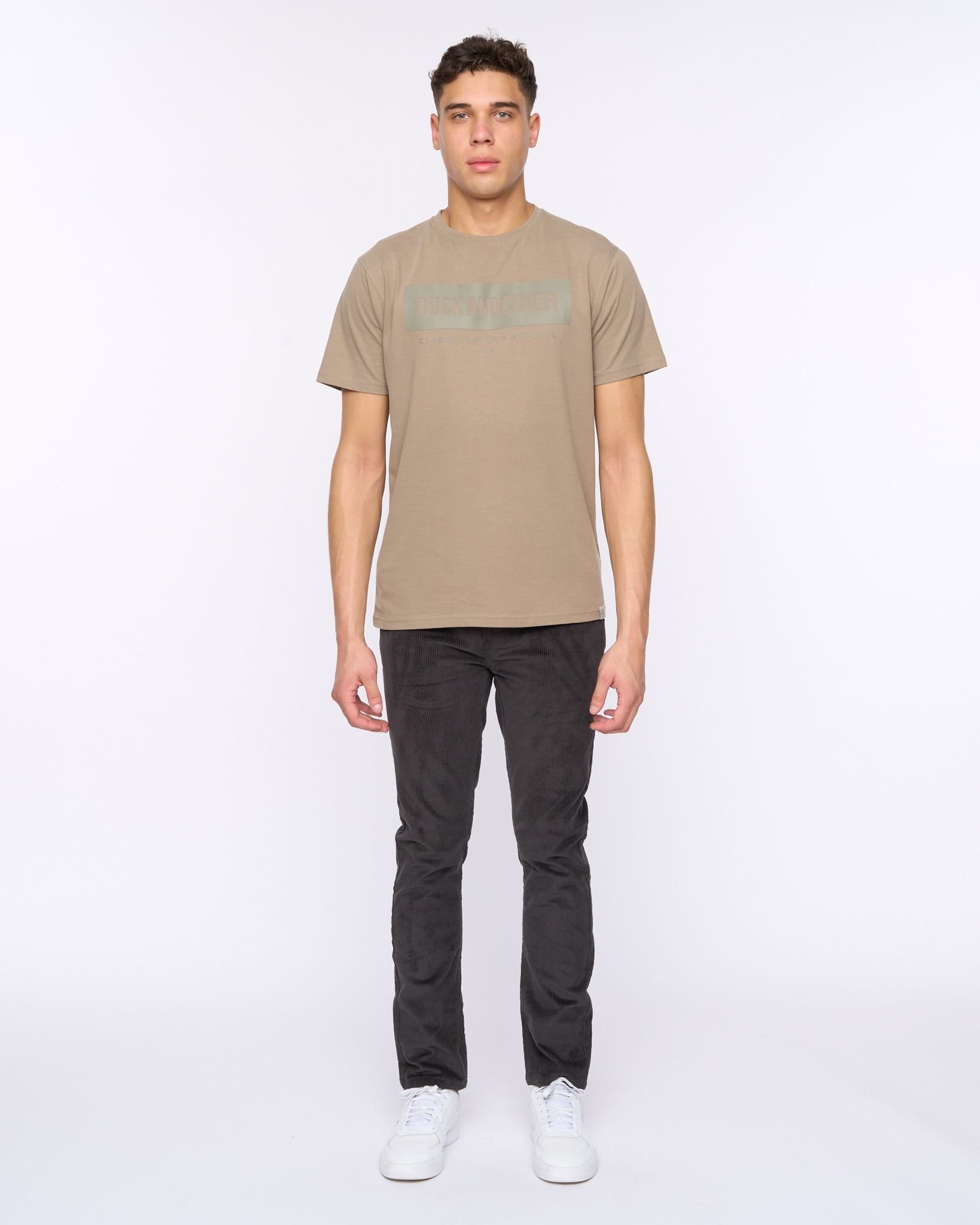 Duck&Cover Duck&Cover Men's Cordsome Trousers in Dark Grey - 4