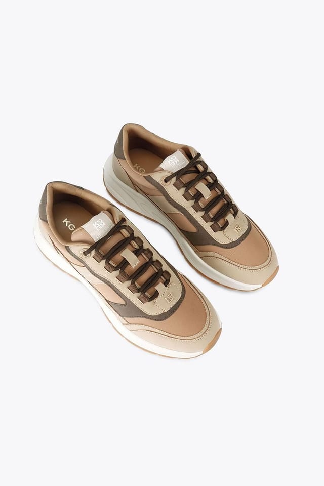KG Kurt Geiger KG Kurt Geiger Men's 'Leon' Trainers in Tan - 2